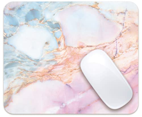 Audimi Mouse Pad Medium Mouse Mat Anti-Slip Base for PC Office Working Gaming, Purple and Pink 9.5x7.9 Inch (24X20X0.3Cm)