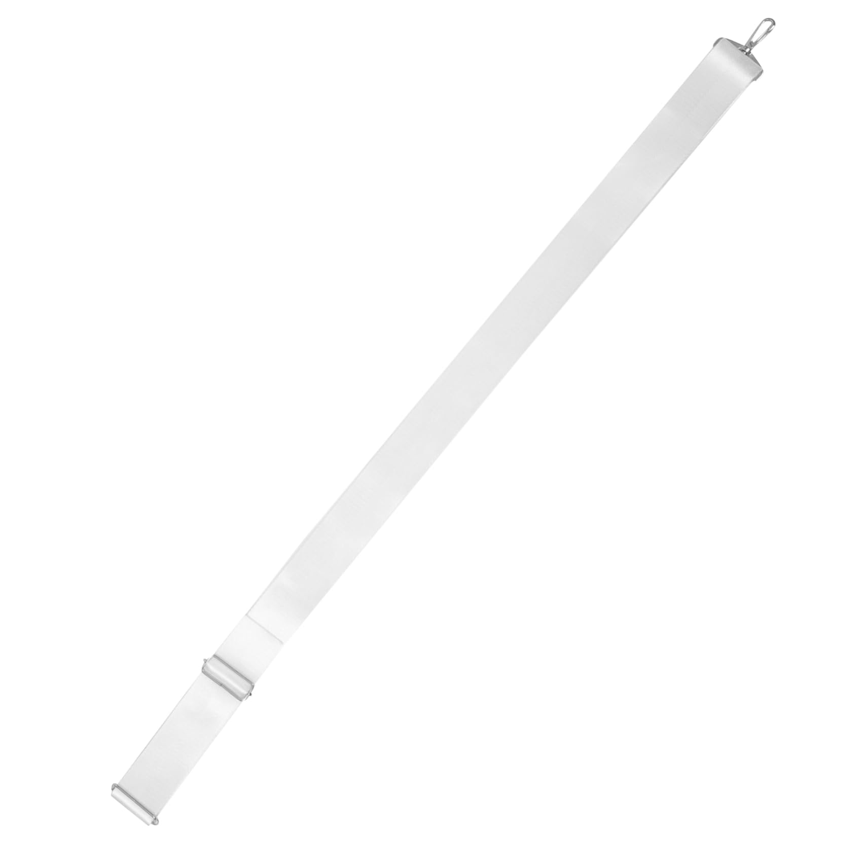 Toyvian Praktischer Tennisnetzgurt Höhenverstellbar Tennisnetzgurte Tennisnetz Mittelseil Tennis Mittelnetzgurt Tennisnetzzubehör Tragbarer Tennisnetzgurt Weißes Nylon
