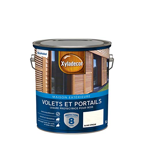 Xyladecor - Lasure Protectrice pour Bois Extérieur - Volets, Portails, Portes, Fenêtres - Couleur...