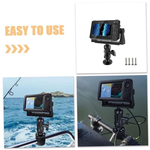 Support de détecteur de poisson pour kayak amovible et orientable