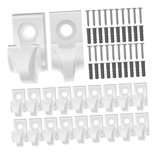 OSOLADY 20pcs Outdoor Light String Hanging Hooks Ceiling Hook for Light Fixture for Hanging