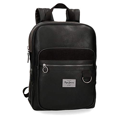 Pepe Jeans Bolsa De Mensajero Unisex  Negro  13.3