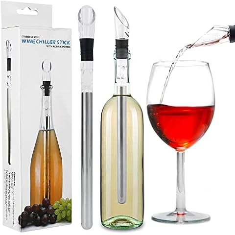 Keyohome 3 in 1 Wine Chiller Stick Set Cover