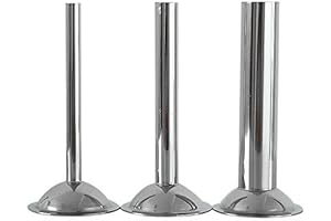 #12 Stainless Steel Sausage Stuffer Tubes for Meat Grinder/Food Grinder,3-Piece Stainless Sausage Stuffer