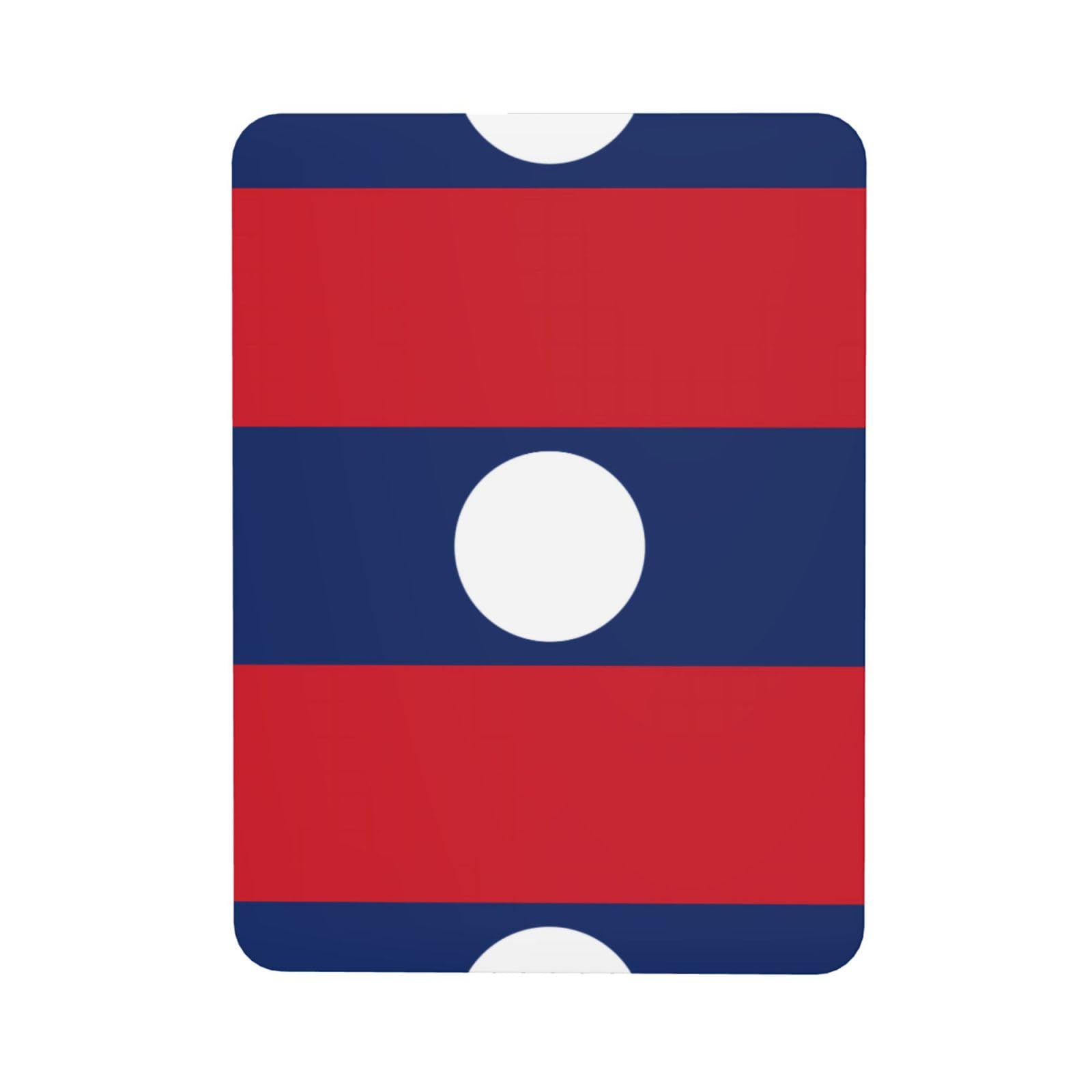 Flag of Laos Soft Magnetic Refrigerator Magnets with Creative Printing, Decorative Magnetic Stickers