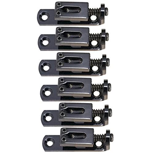 CALANDIS 2x6Pieces Individual Single Bridge Saddles for 6 String Electric Guitar Black | Saddles | Guitar Parts | Parts & Accessories | Guitars & Basses-image-43