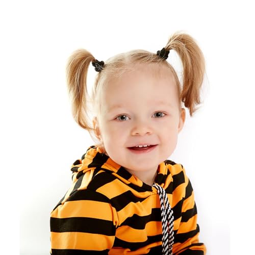 Image of 300PCS Cotton Toddler Hair Ties for Girls,No Crease Hair Ties