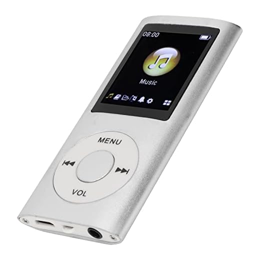 Lecteur MP3 64G, Lecteur de Musique MP3 à écran de 1,8 Pouces pour Les études Sportives, Prise en Charge MP3 WMA FLAC Ape AAC OGG et ACELP, écouteurs Inclus (Argent)