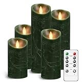 [Fammenlose Kerzen] Der Kerzendocht erzeugt einen realistischen Flammeneffekt, der das Ambiente eines echten Feuers simuliert. Beim Einschalten flackert der Docht sanft, was eine gemütliche und warme Atmosphäre schafft, ohne die Gefahr eines offenen Feuers. Sie sind somit die sichere Wahl für jede Umgebung und besonders geeignet für Haushalte mit kleinen Kindern, Haustieren oder für den Einsatz in Bereichen, in denen offenes Feuer nicht erlaubt ist.