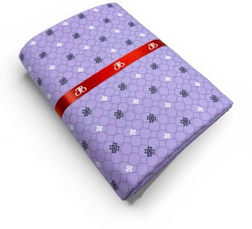 Image of JHABAK'S Unstitched Print Shirt Fabric for Men - Polycotton Material - 2.25Meter Shirt Piece Cloth