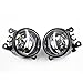 WFLNHB 1 Pair of Driving Fog Lights Replacement for Focus S SE SEL Titanium 2012-2014 Left and Right Clear Lens Bumper Lamps Bulbs FO1039117 FO1038117