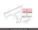 US85 Direct 2X 6.3 AMG Genuine Emblem Fender Left& Right Adhesive Logo Badge Nameplate Decoration Sport for Mercedes-Benz OEM ABS (Red&Black)