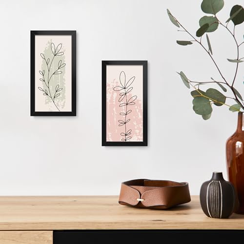 Image of LaVie Home 4x10 Picture Frame for Wall Display, 4x10 Black Picture Frame with HD Plexiglas, 4 x 10 Photo Frame 1 Pack, Display Frame for Vertical or Horizontal, Classic Collection