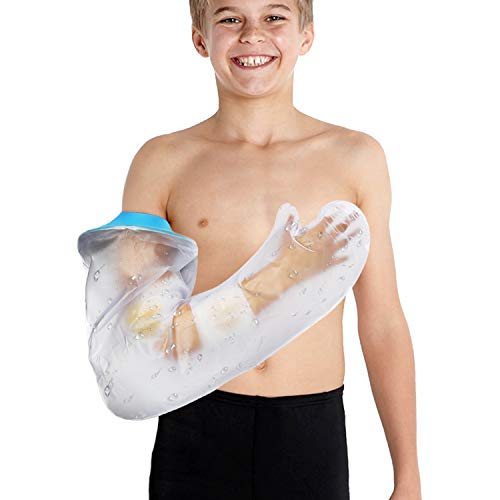 Waterproof Cast Cover for Shower Arm Kids Soft Comfortable Watertight Seal to Keep