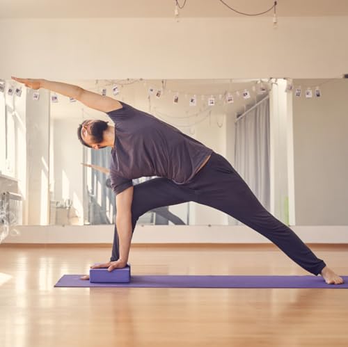 Bloco Tijolo de Yoga e Pilates | EVA Alta Densidade 500g | Bloquinho Funcional RPG Fitness Fisiotera