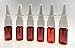 6Pcs 15ml (1/2oz) Empty Brown Glass Bottle Pump Snoot Cleanser Container for Medical Applications Saline Nasal Sprays Wash Dispensing (Brown)