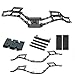 RC Frame Chassis Kit for 1/10 RC Rock Crawle, Gen2 Carbon Fiber LCG Chassis Rails Kit, 72g Lightweight Thickened Cheater Rigs Frame Rails for 1/10 RC Rock Crawler Axial SCX10 (Gen2 LCG Chassis Kit)