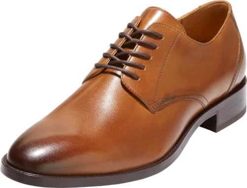Cole Haan Men's Hawthorne Plain Toe Oxford, British Tan, 10 Medium