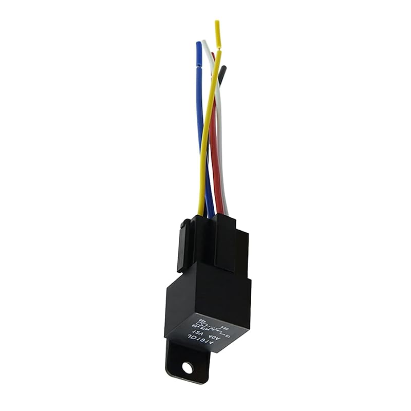 Relé automotivo Unifizz JD-1914 5 pinos 12 V 40 A com chicote – 1 unidade