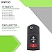 SCITOO 1 PC Flip Key Fob Keyless Entry Remote fits for Mazda 6/5/6/CX-7/CX7 SKE12501H 3 Buttons