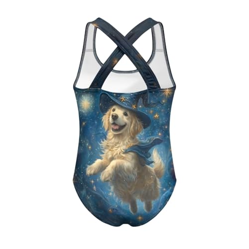 Image of One Piece Swimsuit Girls Cross-Back Bathing Suit 5-14Y Kids Swimwear Cute Swimsuits Sleeveless Bathing Suits