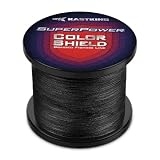KastKing Superpower ColorShield Braided Fishing Line, Black, 8LB, 300Yards, X4