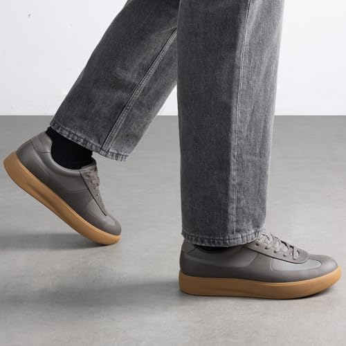 Bruno Marc Men's Dress Sneakers Business Casual Shoes for Men Lace Up Slip-Resistant Fashion Sneakers,Size 10.5,Dark Grey,BMUMFN2523 angle 8