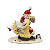 Un cadeau idéal Goebel Figurine Home Sweet Home, Figurine décorative, Noël, faïence, multicolore, 18.5 cm