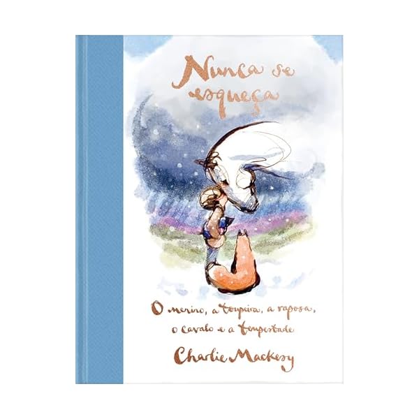 Capa do livro Nunca se esqueça: O Menino, a Toupeira, a Raposa, o Cavalo e a Tempestade