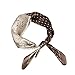 Produktbild Satin Square Seidenschal Einfache Moderne Vier Jahreszeiten Seidenschal Dekorative Kleine Schal Mode Tasche Riemen Kaffee Nähte Armbänder (Color : Coffee Color, Size : F)