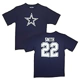 NFL Football T-Shirt Dallas Cowboys Emmitt Smith #28 Trikot Jersey Blue Legends (S)