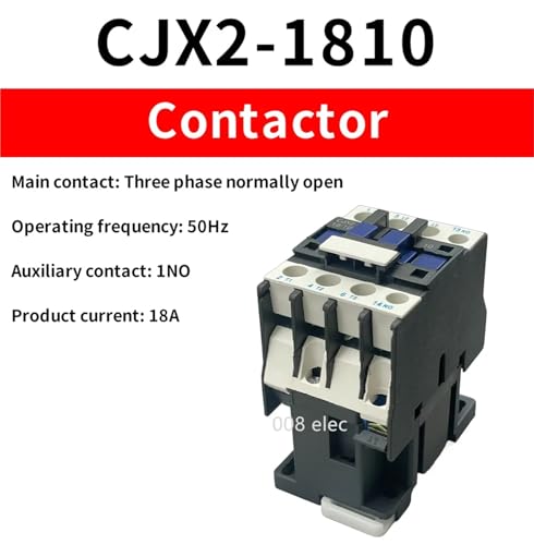 Contacteur CJX2-1810 32A avec bobine AC 380V pour commutation électrique - 5
