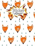 wolf sticker tattoo  Sticker Album: Blank Sticker Book Collecting Album - Stickers Album For Kids And Toddlers - Wolf Sticker Collecting Book