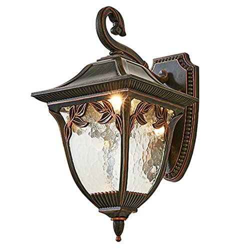 Applique étanche E27 avec diffuseur en verre et structure aluminium de lanterne - 2