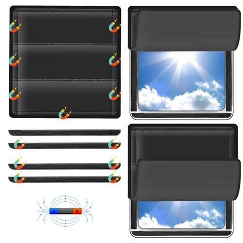 Image of Veharvim Shade Cover, Sun Visor Extender for Car, Visor Extender Attachment for Car