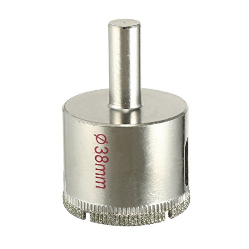 Broca para vidrio de 38mm con punta de diamante miniatura 2