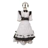 FFXIV FF14 Miqo'te Maid Servant Uniform Dress Cosplay Costume Outfit (Male L)