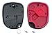 Replacement Smart Remote Key Fob Cover case fit for Subaru Baja Forester 2000-2004 Impreza 1999-2004 Legacy Outback Key Fob (A269ZUA111) (2 Button Key Shell)