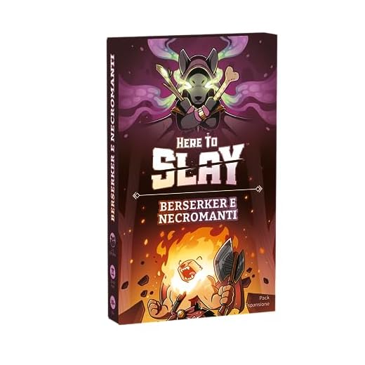 Asmodee - Here To Slay: Berserker e Necromanti, Espansione Gioco da Tavolo, 2-6 Giocatori, 10 + Anni, Edizione in Italiano