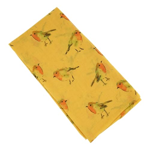 Image of GERINLY Scarfs for Women Lightweight Cotton Feel Scarves Floral Birds Print