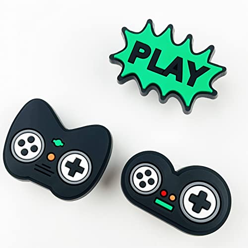 25pcs Video Game Shoe Charms for Boys Grils,Game Controller Croc Charms for Kids Teens Adults,Croc Pins Trendy Game Shoe Decoration Charms for Birthday Festival Party Gifts (Multicolor)