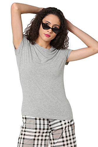Abof Womens Western_Solid_Slimfit (Bos19Awwwtp2690276_Grey Melange M)