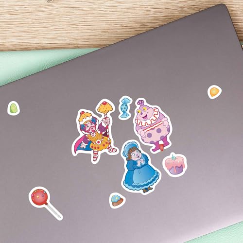 Image of Hasbro Candy Land Adhesive Vinyl Decals - Fun Candy Land Stickers with Lord Licorice, Gramma Nutt, Gloppy and More, 1 Pack (9 Count)