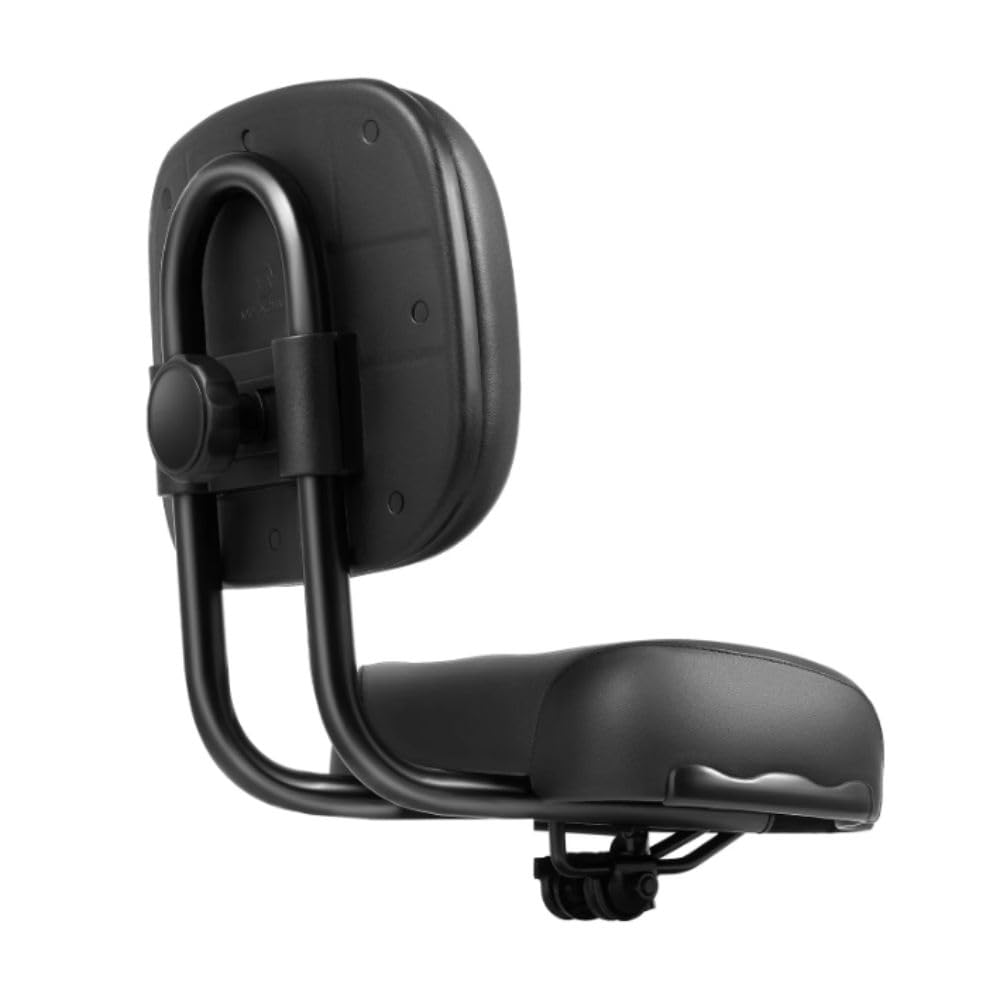 Fahrradsitz mit Rückenlehne, übergroßer bequemer ergonomischer Sattel für Männer und Frauen, höhenverstellbarer Sitz mit Rückenstütze für Dreirad, Mountainbike, E-Bike, Fitness