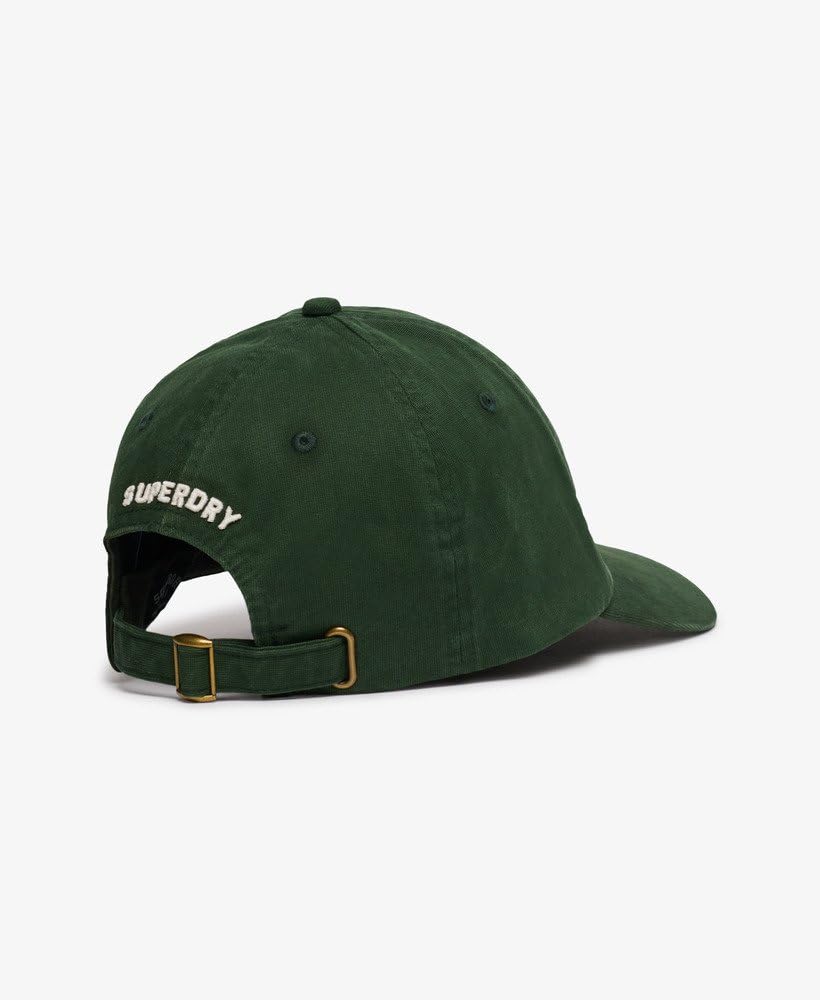 Superdry Damska czapka baseballowa Vintage Club ciemnozielona 1 rozmiar