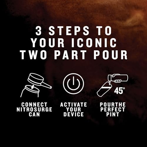 Guinness Draught Nitrosurge Device | Stout Beer | Perfect Pub Pour at Home | Guinness Six Nations | Get Rugby Ready | Cans Sold Separately | Device Only | Great Gift for Beer Lovers