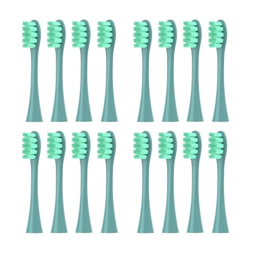 16�̌����p�u���V�w??�b�h�AOclean Sonic X/Pro/ Z1/ SE F1 One PW01/03/05/07/09 P5�d�����u���V�w�b�h�ɑΉ�(16 green)