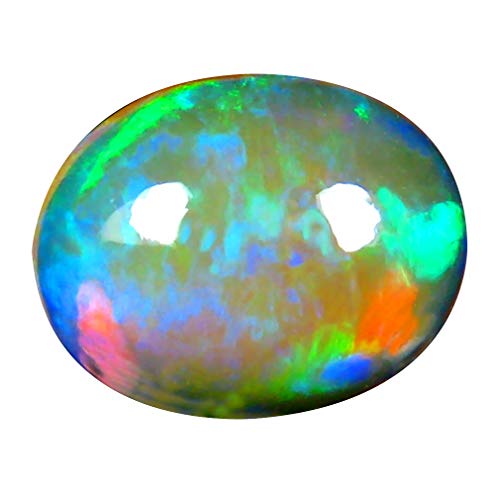 Opale arc-en-ciel naturelle de 4.20 ct, le cadeau précieux idéal pour un anniversaire