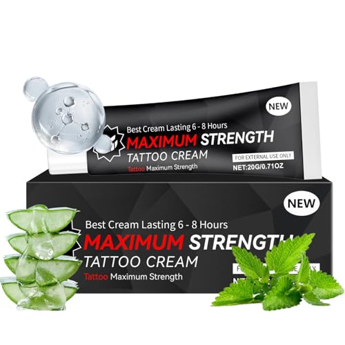 1PCS Tattoo Cream for Skin - Tattoo Aftercare Cream - Natural Tattoo Body Cream with Aloe Vera,Shea Butter - Long-Lasting Protection & Deeply Nourishing Tattoo Gel - Suitable for All Skin Types