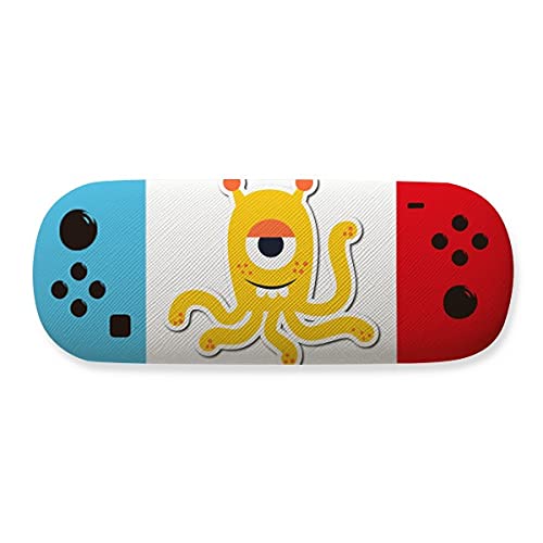 Étui de rangement pour lunettes Universe and Alien monstre jaune avec fermeture sécurisée